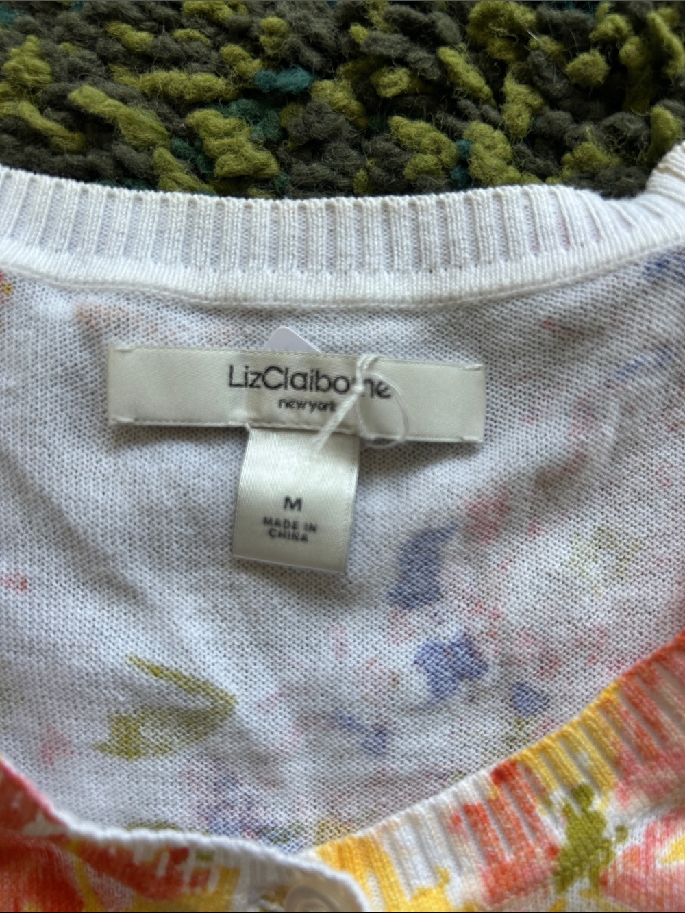 Liz Claiborne Knit Top / Cardigan - Picture 2 of 3